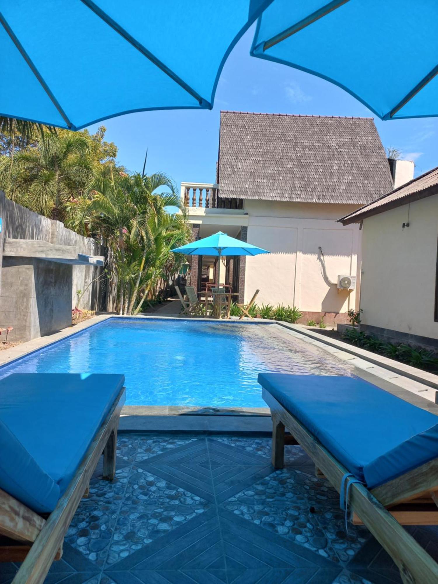 Kusuka Bungalow Gili Trawangan Bagian luar foto