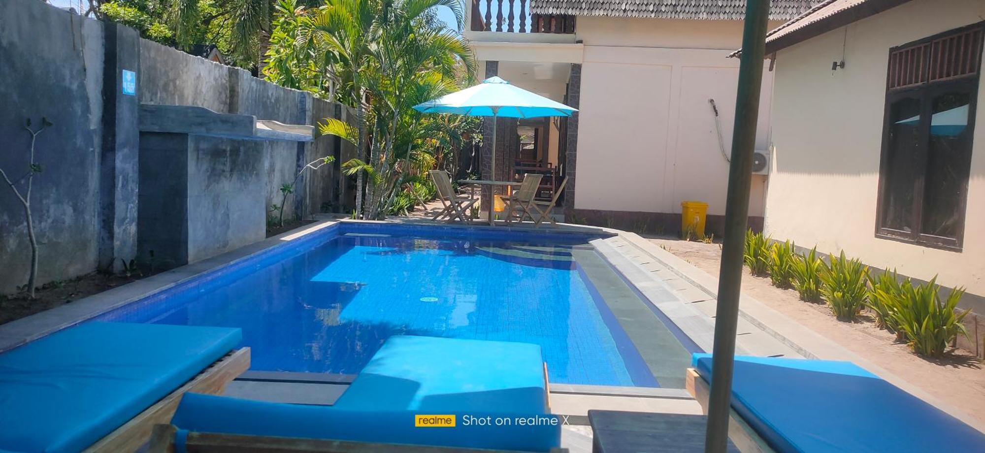 Kusuka Bungalow Gili Trawangan Bagian luar foto